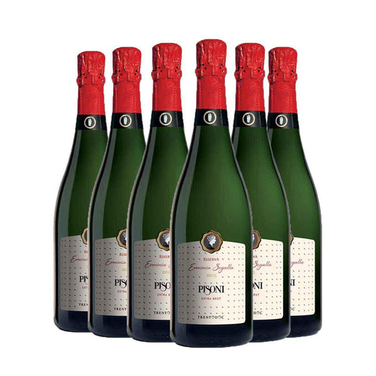 Brut Trento Doc Riserva Erminia Segalla 2015 - Pisoni Kit 6 Bottiglie 6X20PIBTES15B