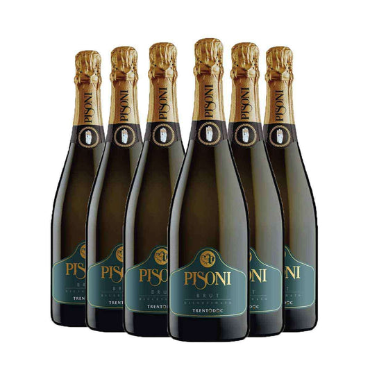 Brut Trento Doc Millesimato 2020 - Pisoni Kit 6 Bottiglie