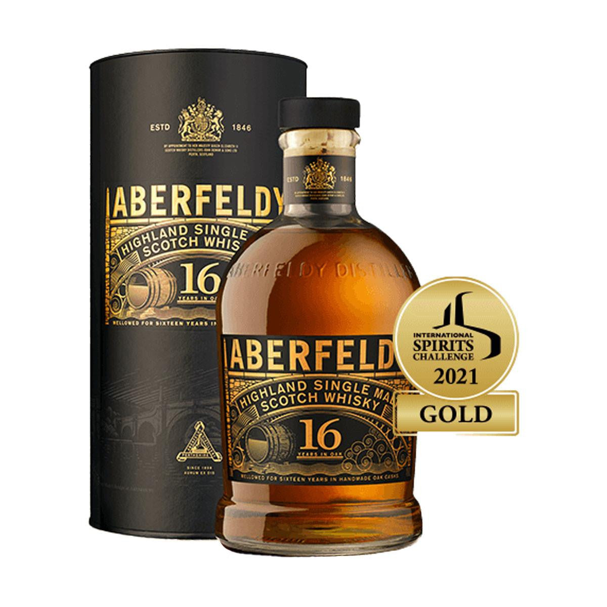 Aberfeldy 16 Anni Single Malt Scotch Whisky Con Astuccio