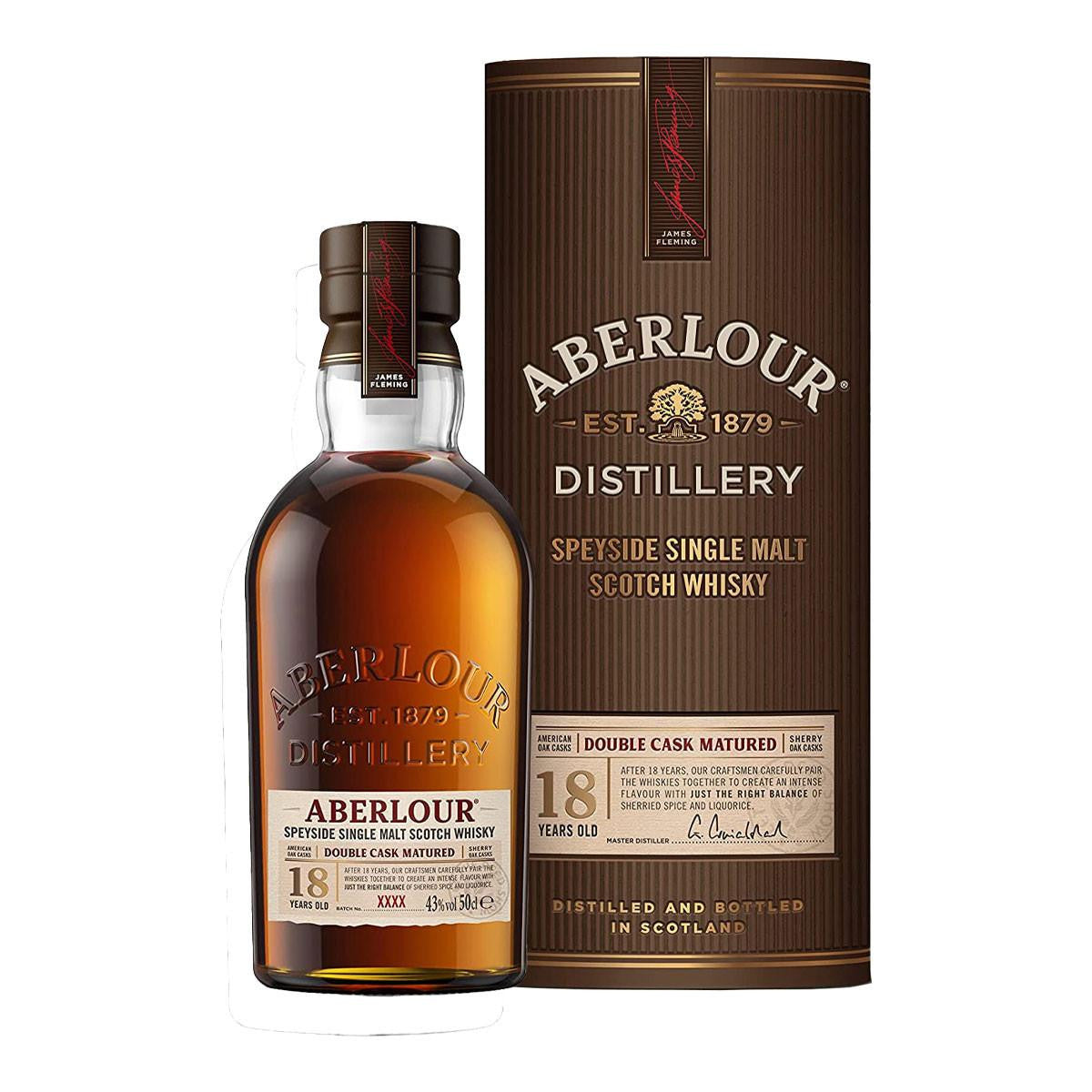 WHISKY ABERLOUR Single Malt 18 Years 43° 70 cl VARWHABE1834
