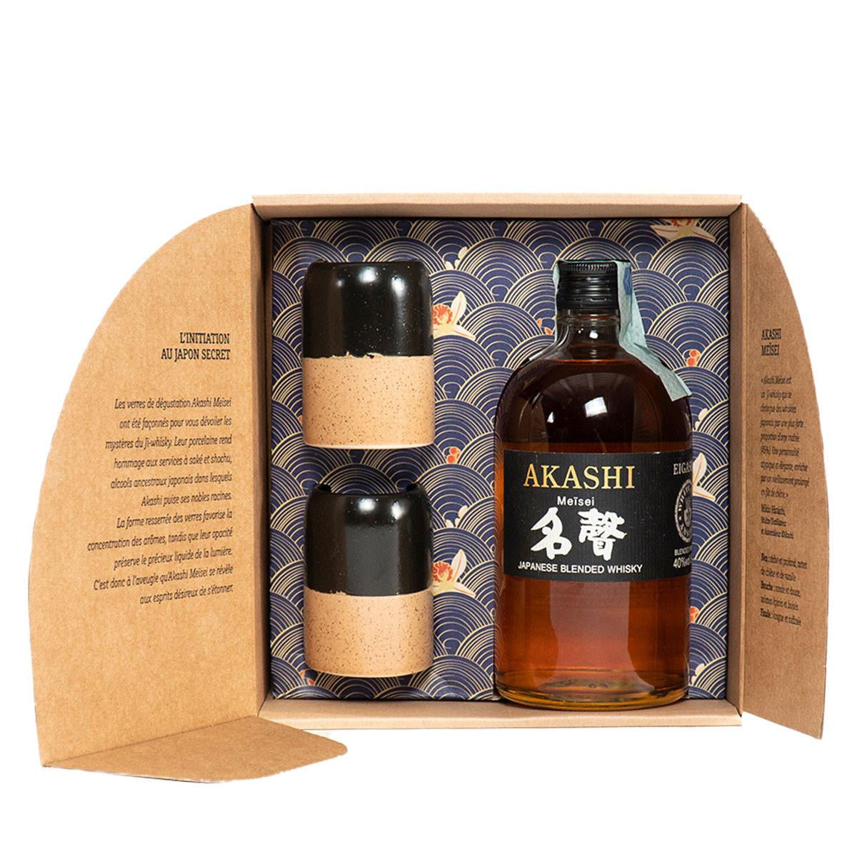 Kit Whisky Akashi Meïsei + 2 Bicchieri