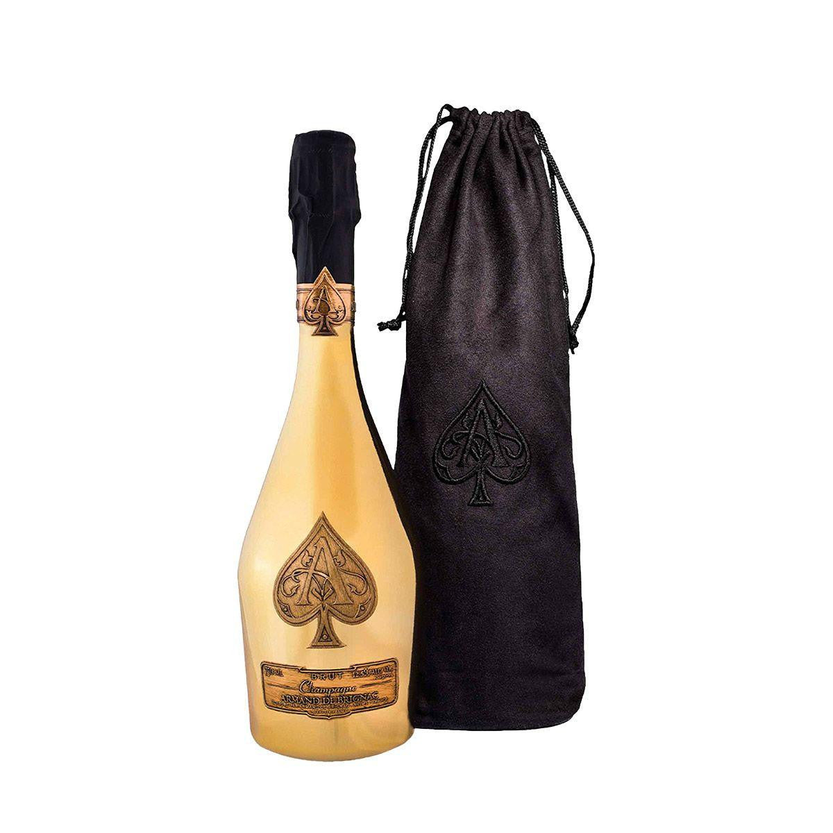 Brut Gold Velve Bag - Armand de Brignac