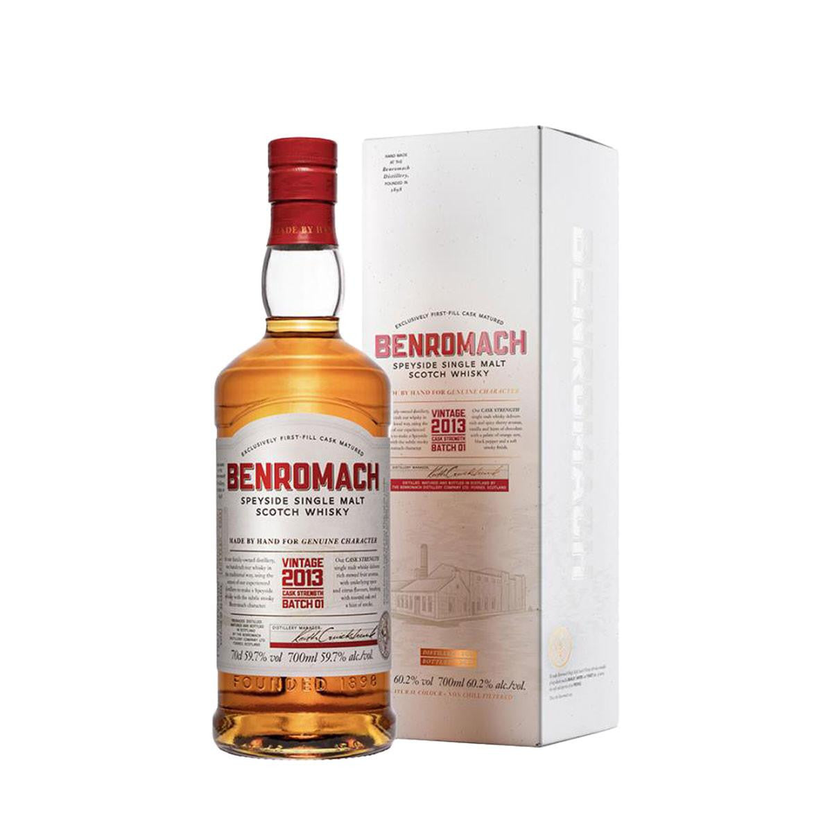 Benromach Cask Strength Whisky (2013) 70 Cl