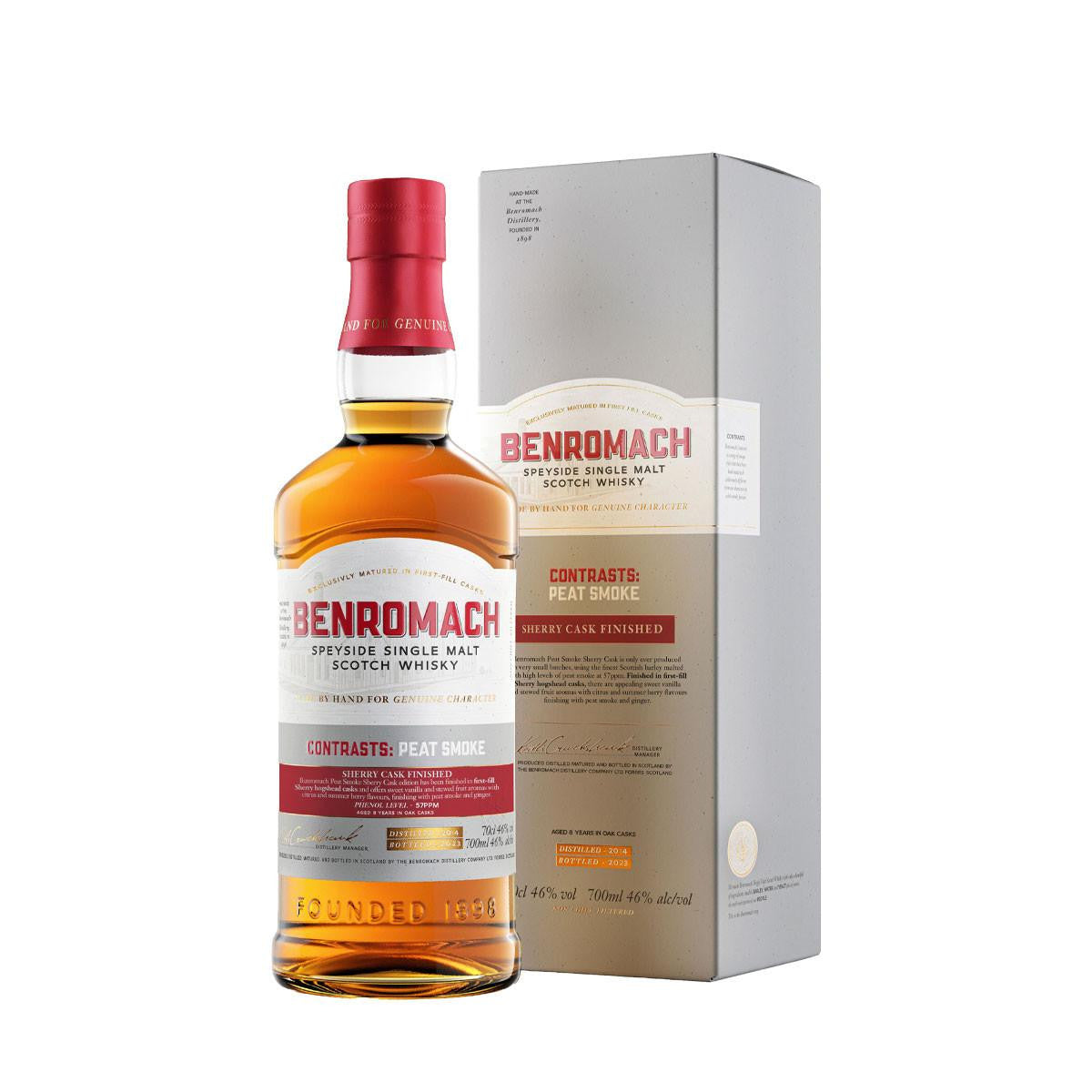 Benromach Peat Smoke Sherry Whisky (2014) 70 Cl