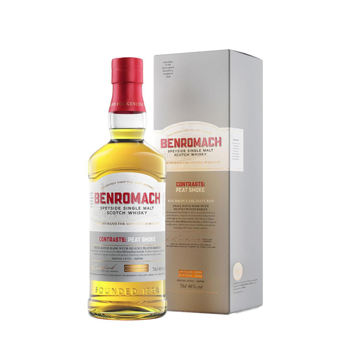 Benromach Peat Smoke Whisky (2014) 70 Cl