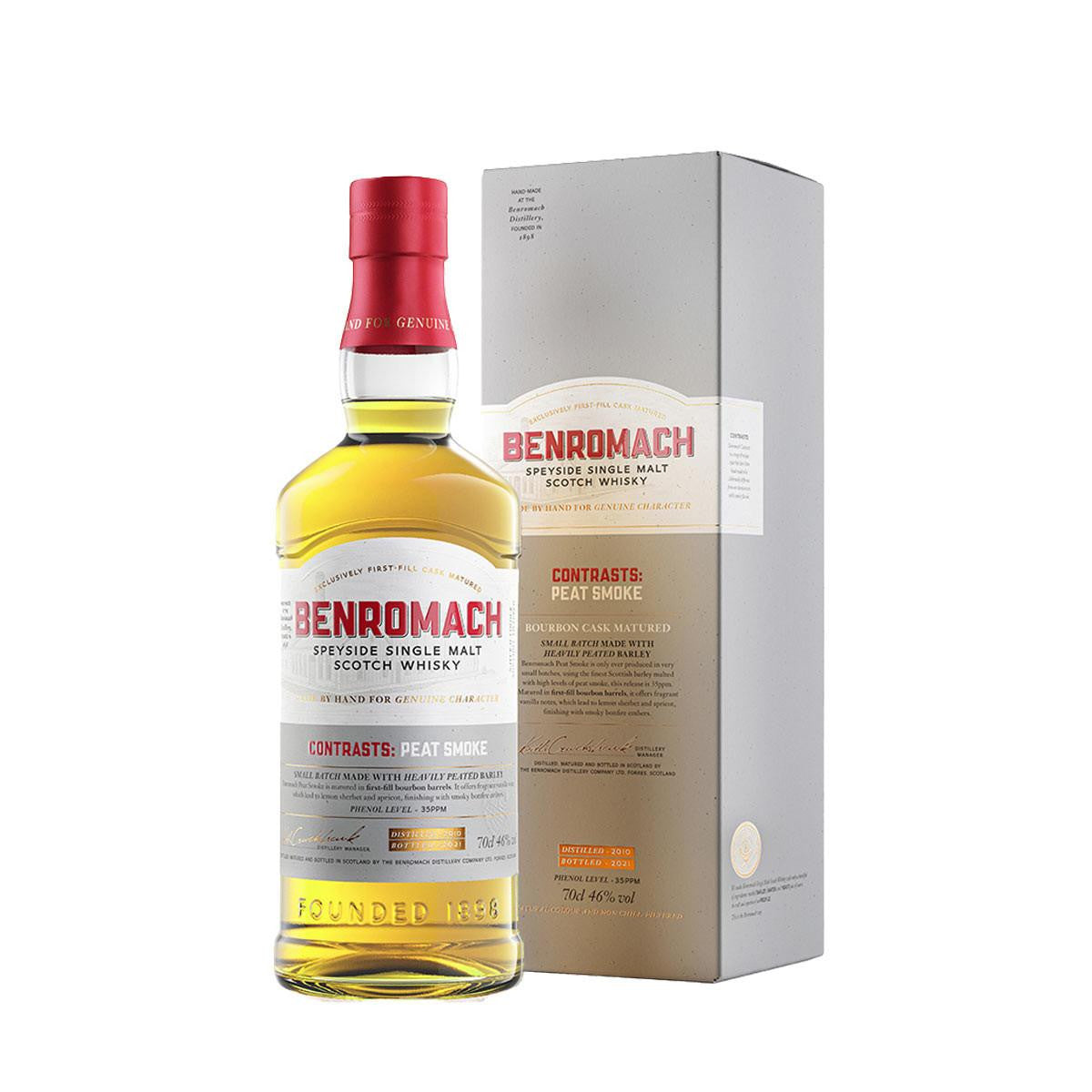 Whisky Benromach Peat Smoke 2012 70 Cl