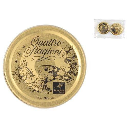Bormioli Rocco Confezione 2 Capsule Quattro Stagioni 86 mm. Adatta per vasi da 1 e 1,5 Litri 8001023951623