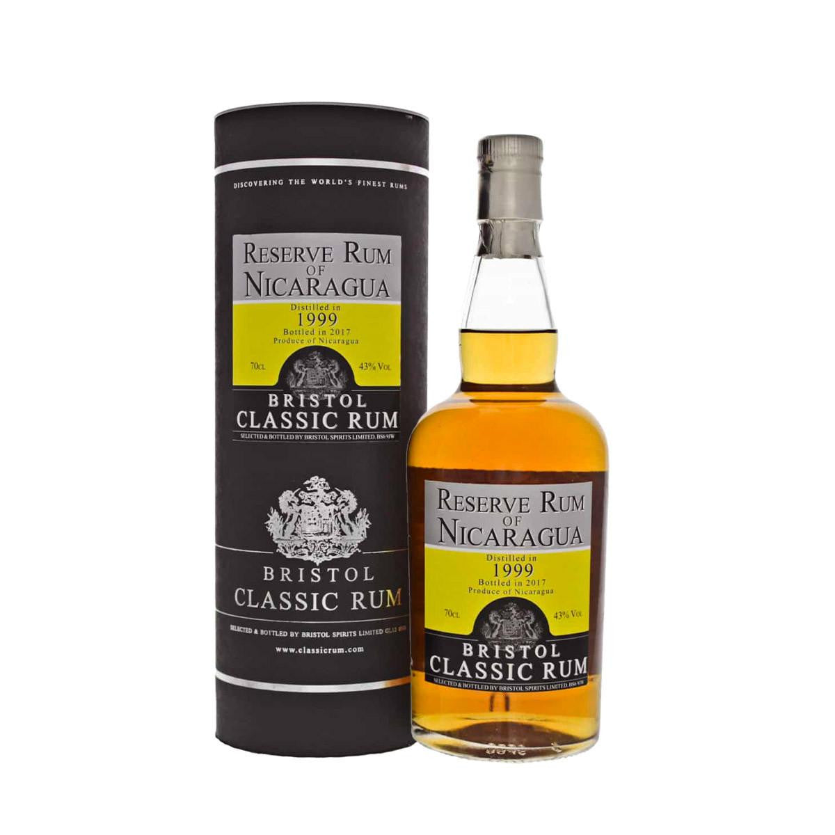 Rum Classic Reserve of Nicaragua 1999 Bristol Spirits in astuccio a tubo