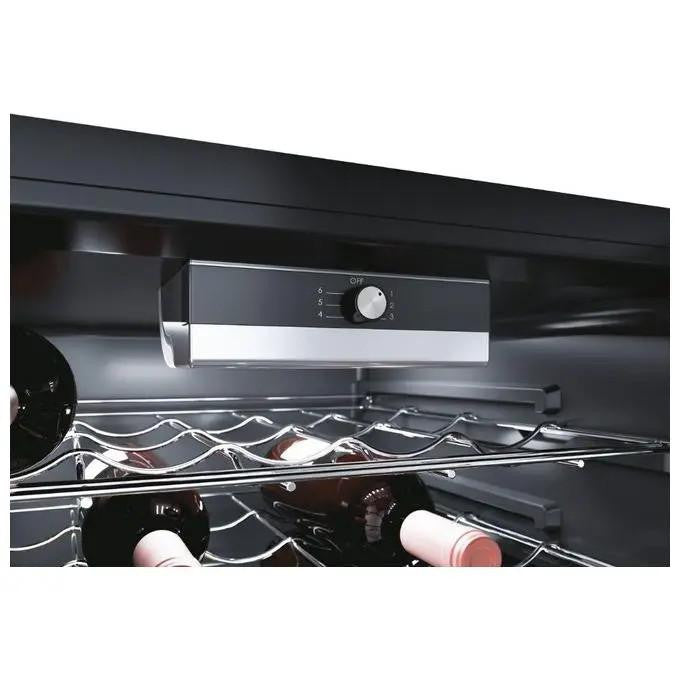 Cantinetta vino Candy CWC 021 M/NF libera installazione 21 bottiglie Nero