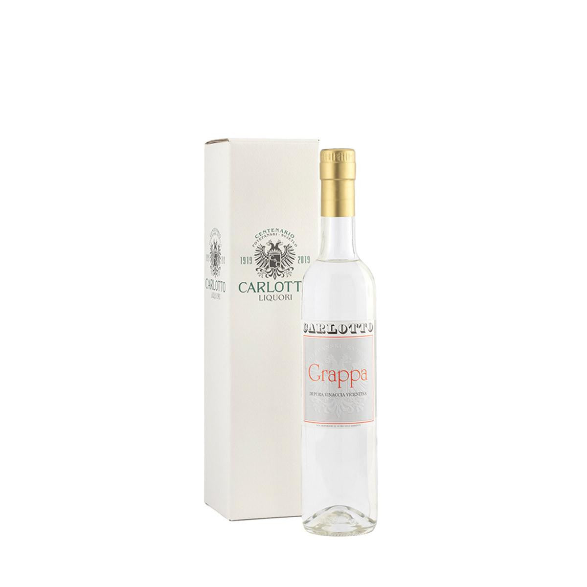 Grappa di pura Vinaccia Vicentina Carlotto 20 Cl Astucciata