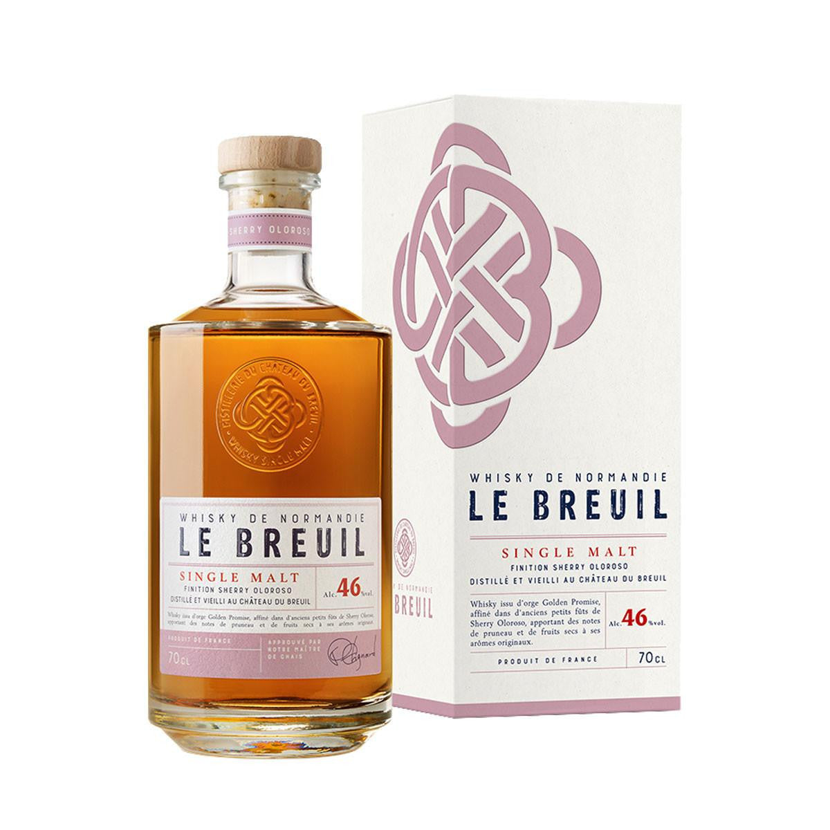 Whisky Le Breuil Single Malt Sherry Oleoso 70 Cl.