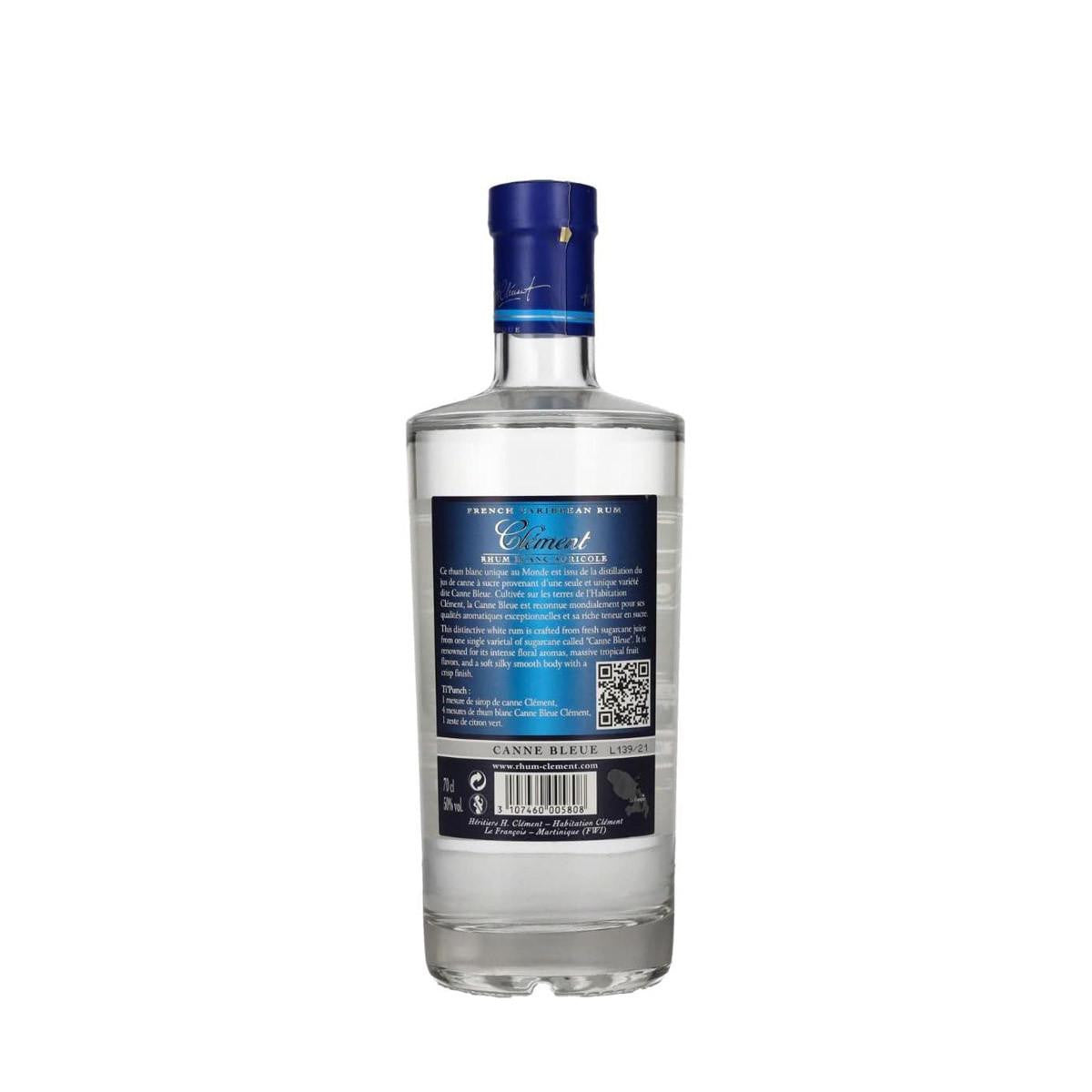 Rum bianco agricolo “Clement Blanc Canne Bleue' 70 Cl