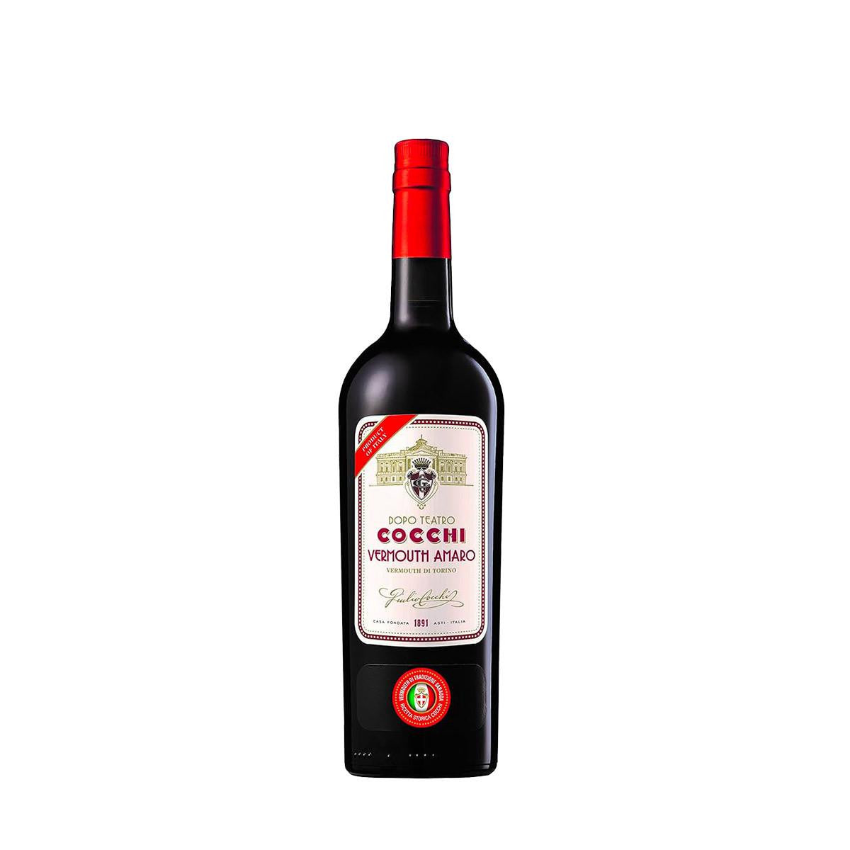 Vermouth Amaro Cocchi Doppia Kina Dopo Teatro 75 Cl