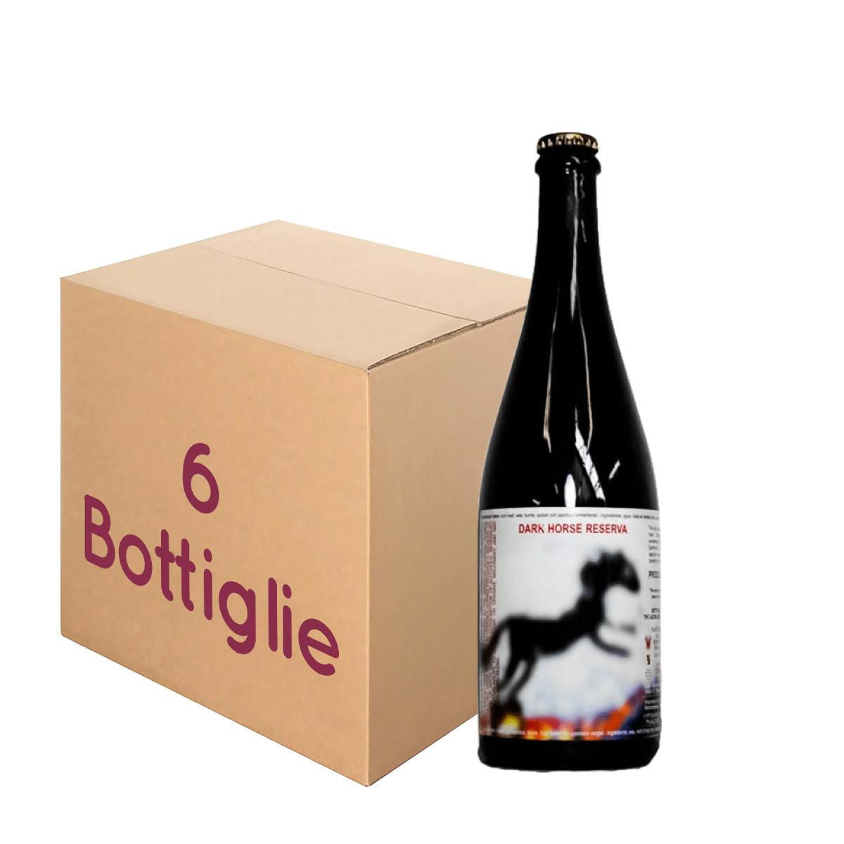 Ypres Dark Horse Reserva 2015 De Struise Brouwers - Wild Ale Double Barrel - BOTT. 75 Cl KIT 6