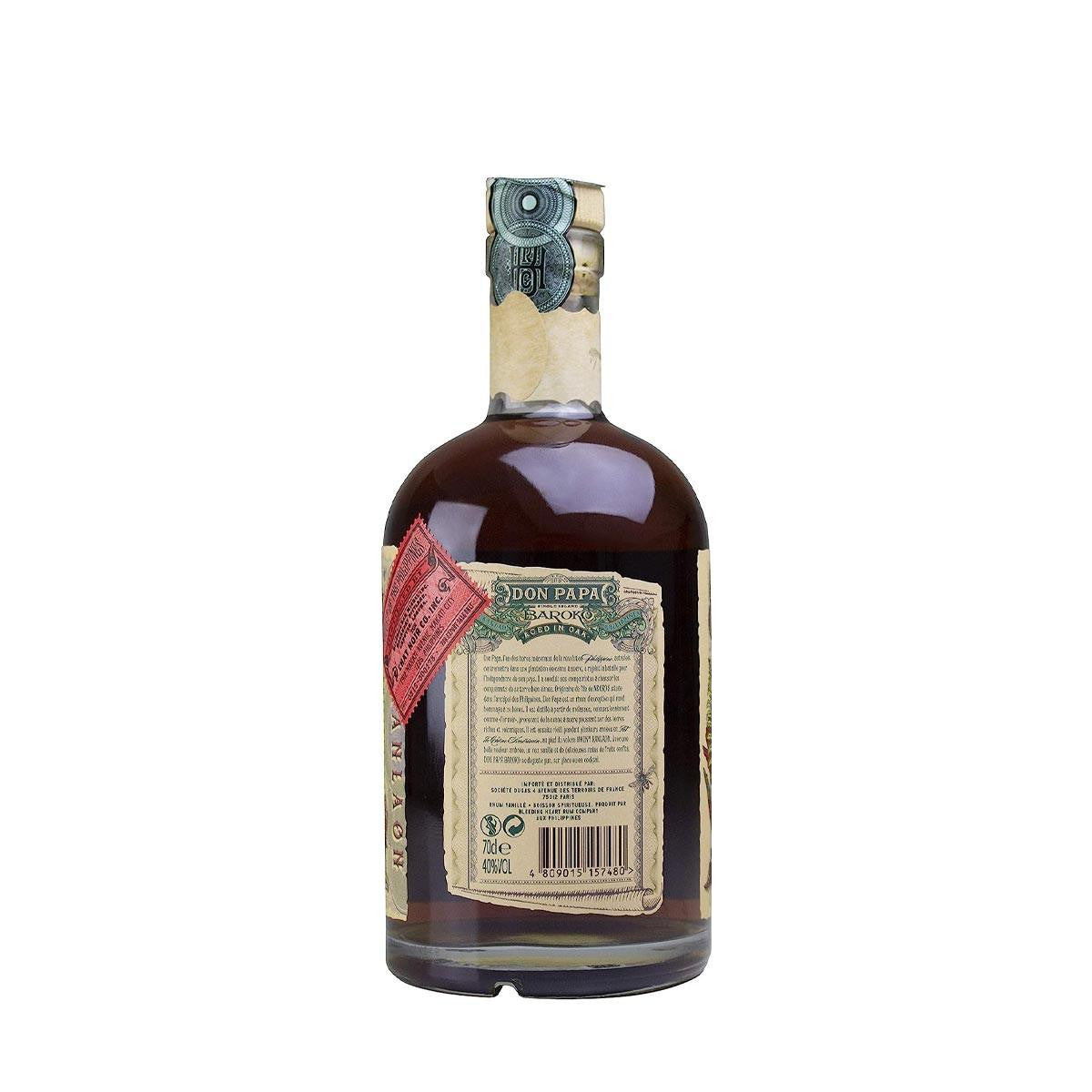Rum 'Don Papa Baroko' 70 Cl