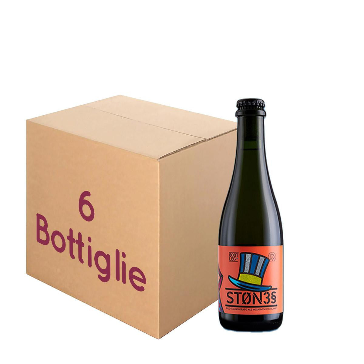 Stones Birra dell’Eremo - Wild Italian Grape Ale con Sauvignon Blanc -  BOTT. 37,5 Cl KIT 6