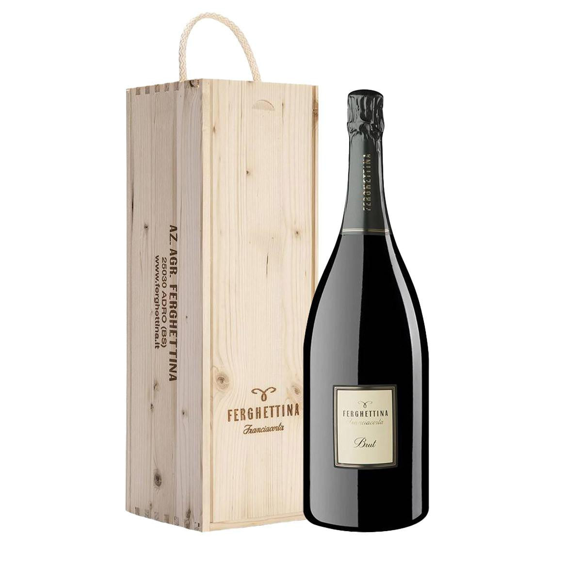 Franciacorta Brut jeroboam in Cassa Legno - Ferghettina