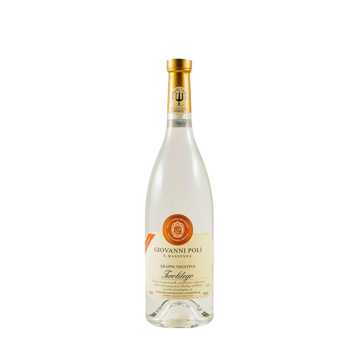 Grappa di Teroldego Distilleria Giovanni Poli 70 Cl