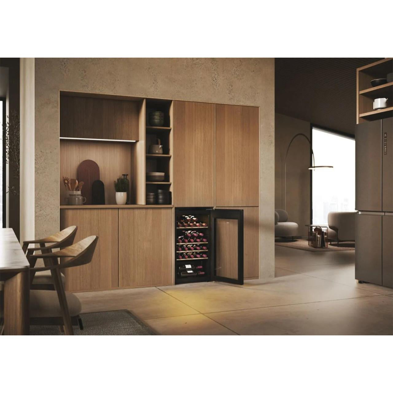 Haier Wine Bank 50 Serie 3 HWS34GGH1 Cantinetta Vino Libera Installazione 34 Bottiglie