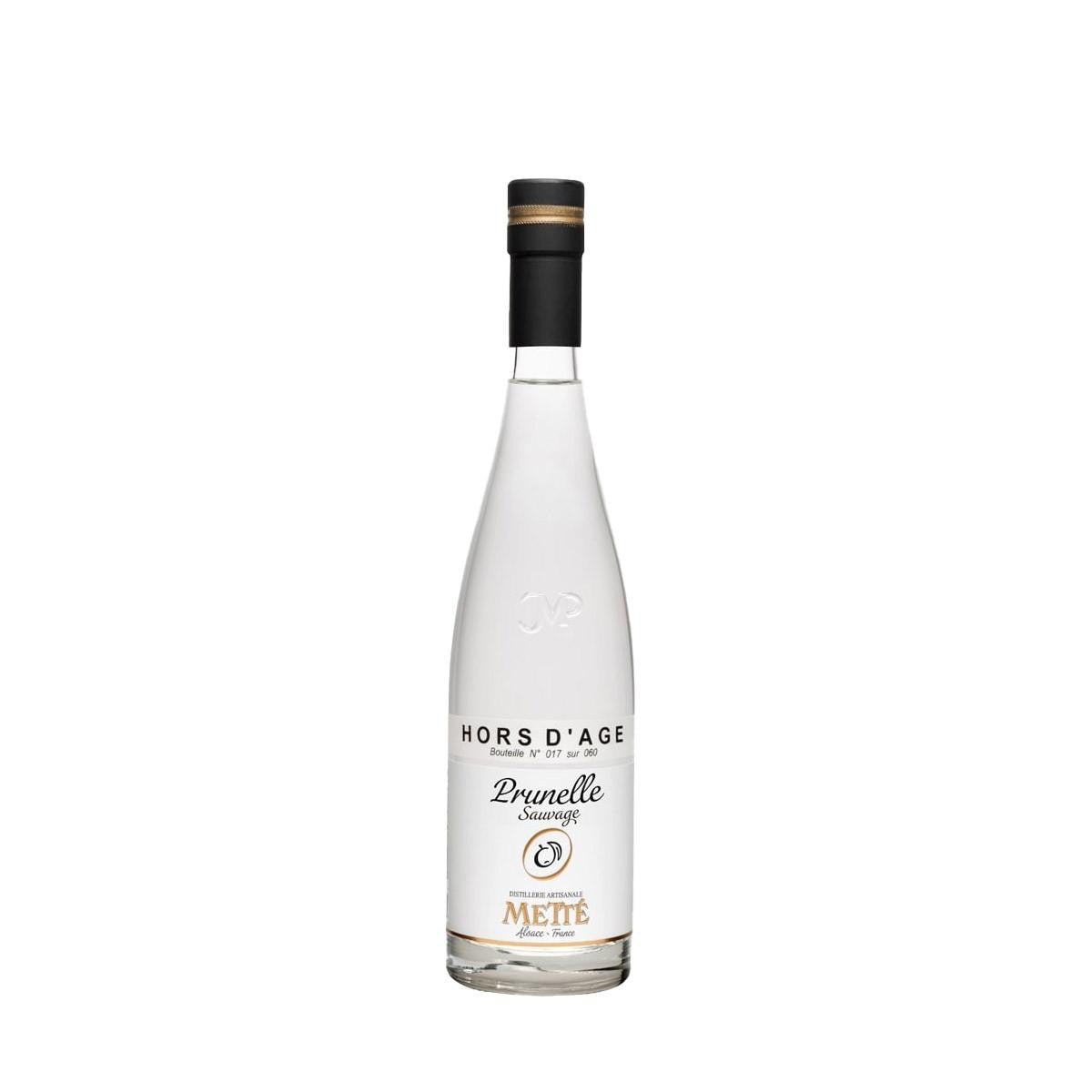 Distillateur d'Alsace Eau de Vie de Prunelle Sauvage Hors d'Age Jean Paul Metté Artisan 70 Cl