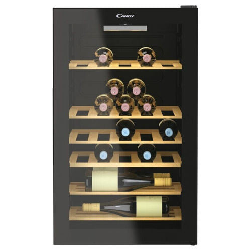 Candy DiVino CWC 150 MHF Cantinetta vino a libera installazione 41 bottiglie Classe G 6 ripiani nero CWC 150 MHF