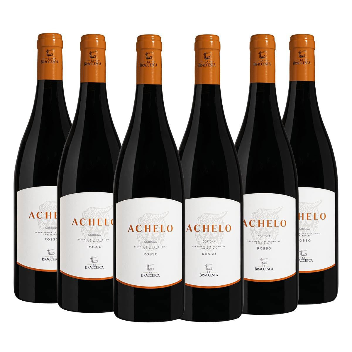 Cortona DOC Syrah 'Achelo' 2022 Kit 6 Bottiglie - La Braccesca