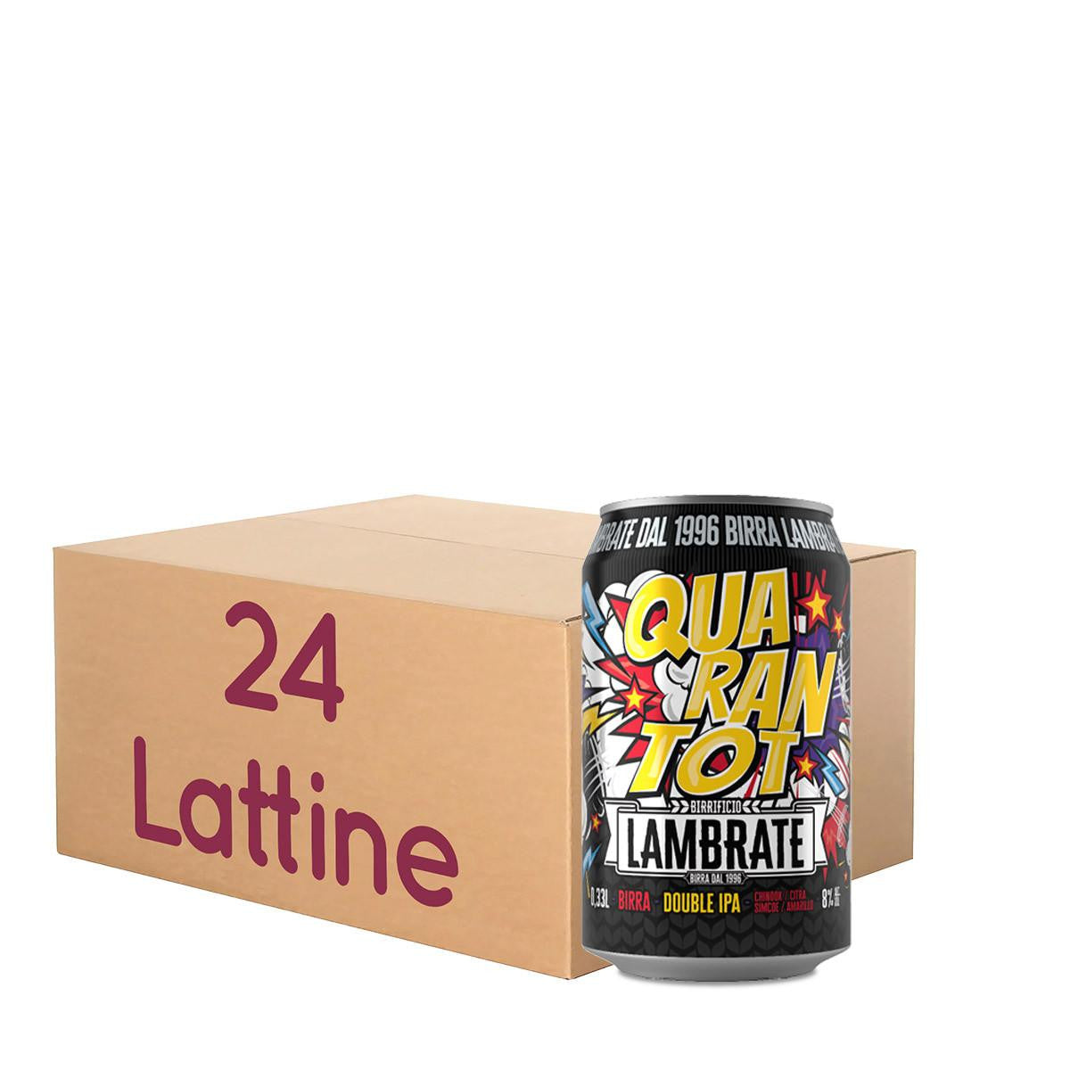 Quarantot Lambrate - Double IPA - LATT. 33 Cl KIT 24