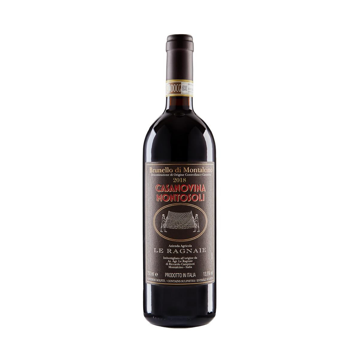 Casanovina Montosoli Brunello Di Montalcino 2018 - Le Ragnaie