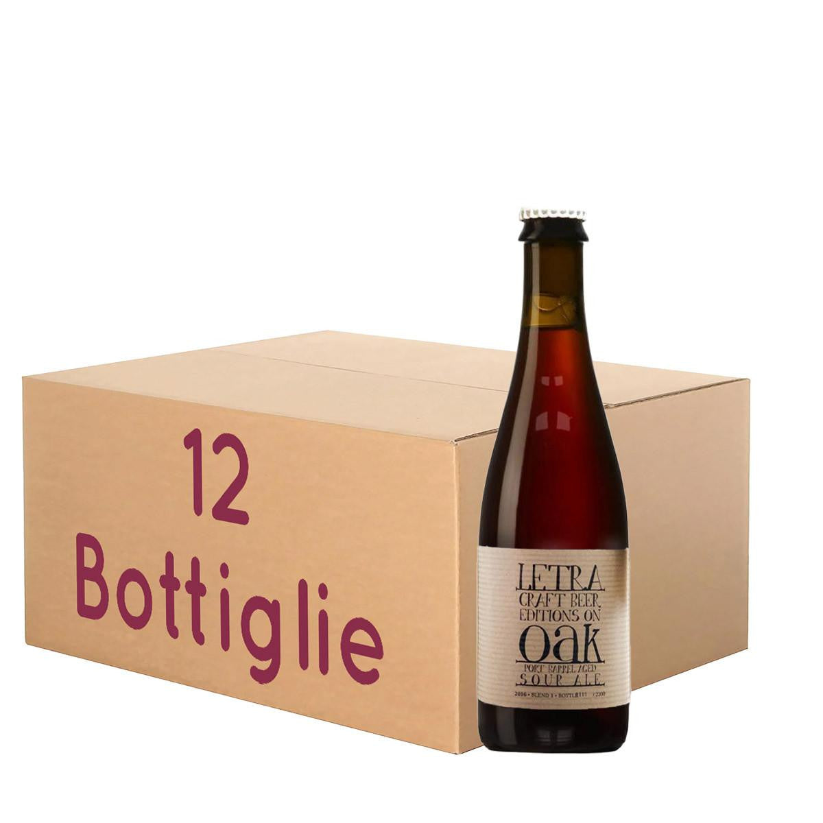 On Oak Letra - Port Barrel Aged Sour Ale - BOTT. 37,5 Cl KIT 12