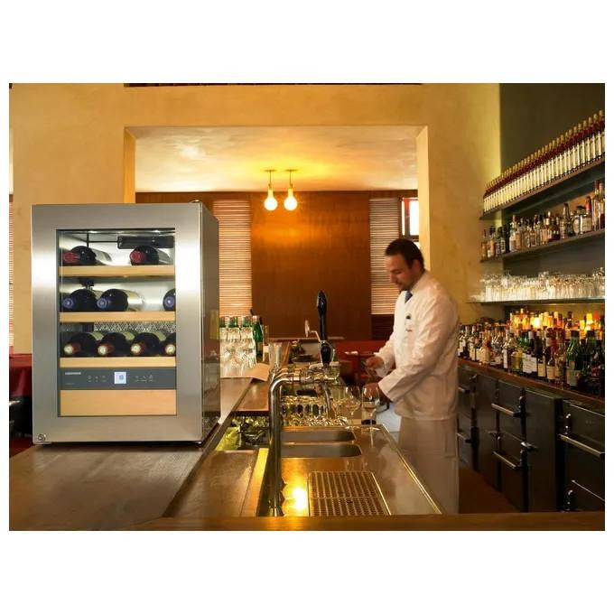 Liebherr WKes 653 Cantina Climatizzata Allestimento GrandCru Capacita 12 Bottiglie Classe energetica E Filtro ai Carboni Attivi 3 Ripiani in Faggio