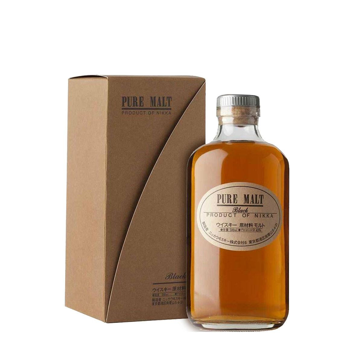 Nikka Black Pure Malt Whisky, 500 Ml