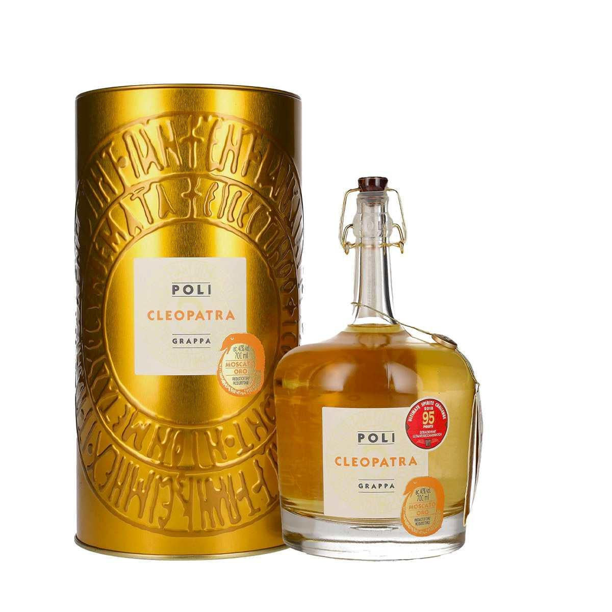 Grappa Cleopatra Moscato Oro Astuccio - Distilleria Poli