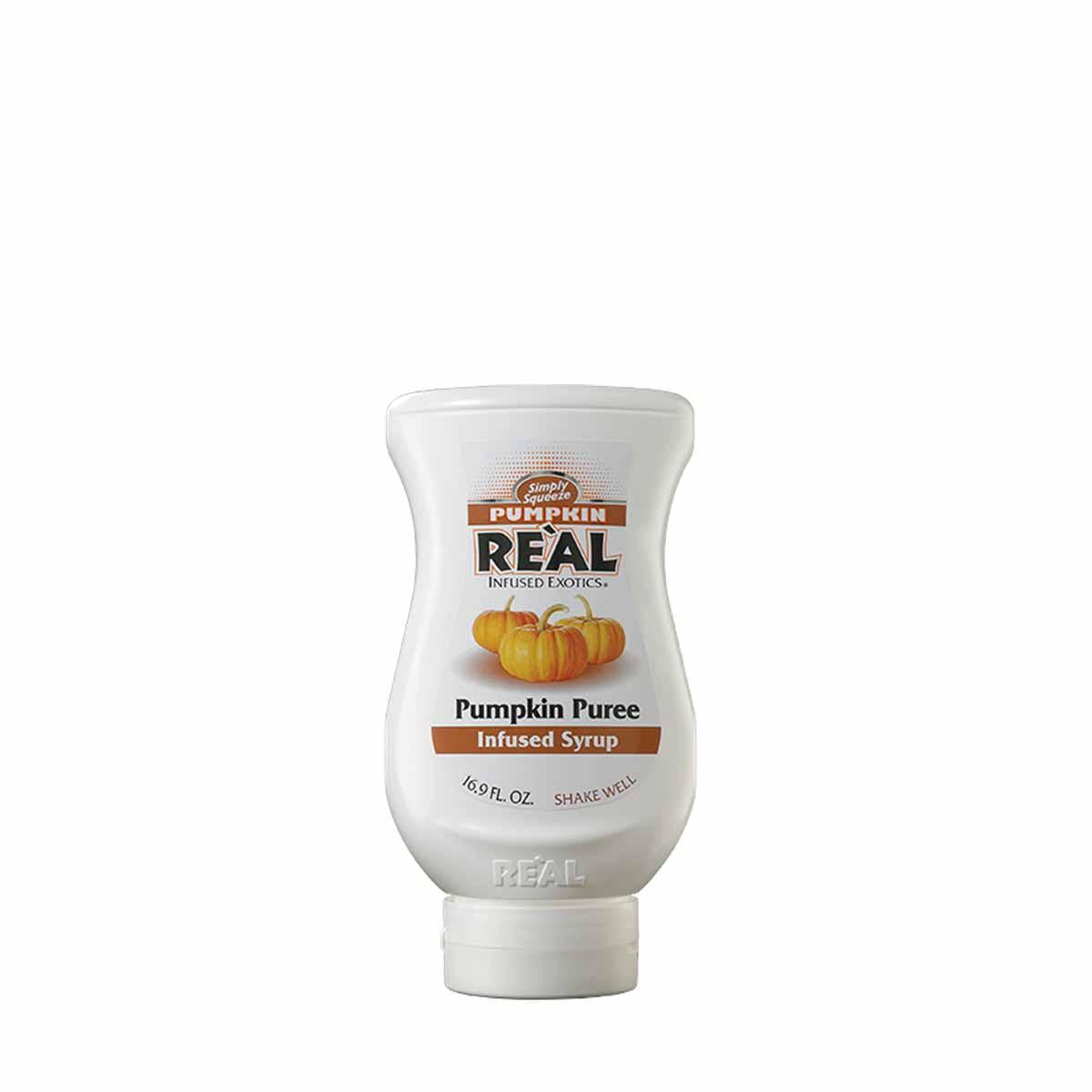 Reàl | Purea Di Zucca Note Cannella E Zenzero | Zucca Sciroppo Per Cucina | Infuso Zucca Sciroppo Dolci | Preparazione Alla Zucca Torte - 1 X 500 Ml