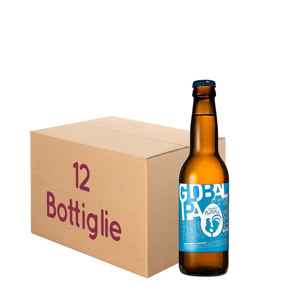 Global IPA Rurale - American IPA - BOTT. 33 Cl KIT 12