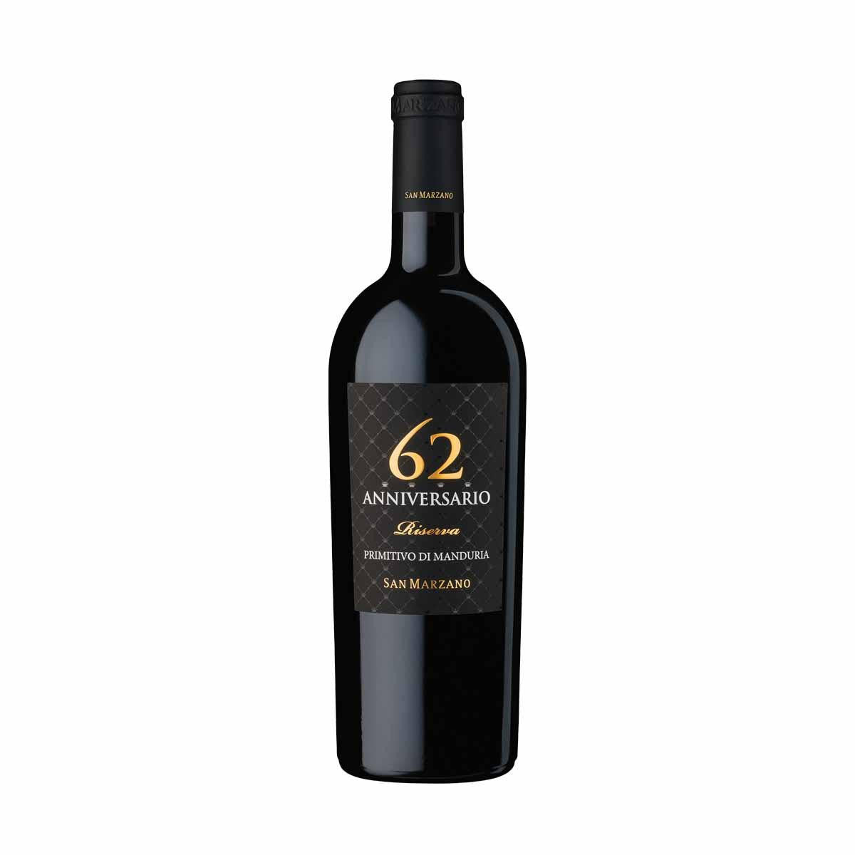 Anniversario 62 Primitivo Manduria Riserva 2018 - San Marzano