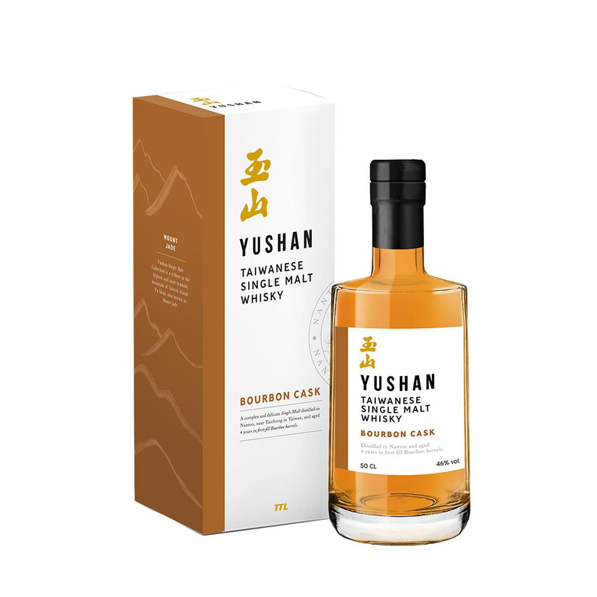 Whisky Yushan Single Malt Bourbon Cask 50 Cl