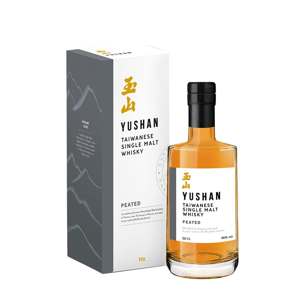 Whisky Yushan Single Malt Peated 50 Cl.
