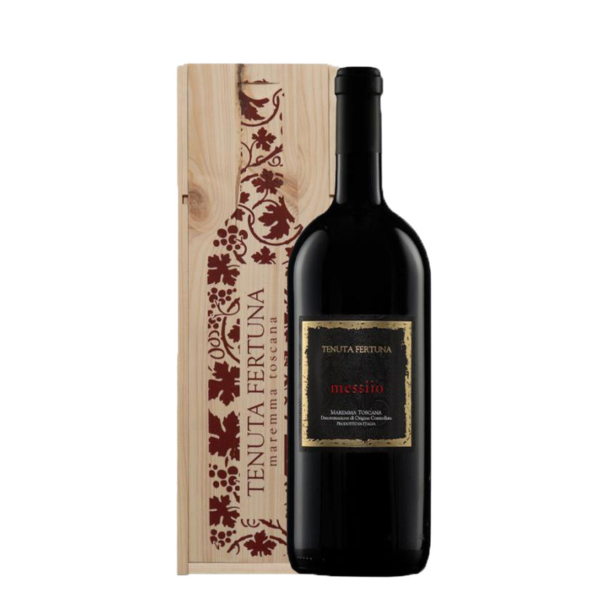 Maremma Toscana DOC Messiio 2018 in Cassa di Legno (6 Litri) - Tenuta Fertuna
