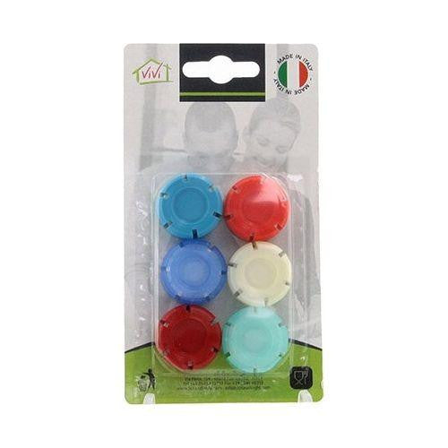 6 Tappi da bottiglia in plastica Vivi 3C-EPL390V73
