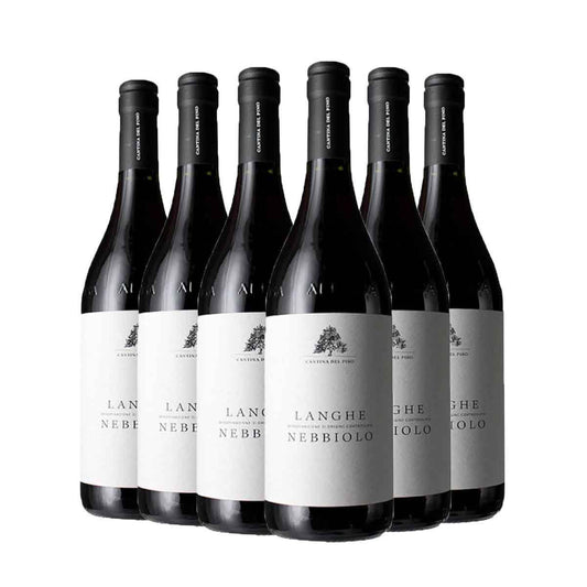 Langhe DOC Nebbiolo 2022 - Cantina Del Pino Kit 6 Bottiglie