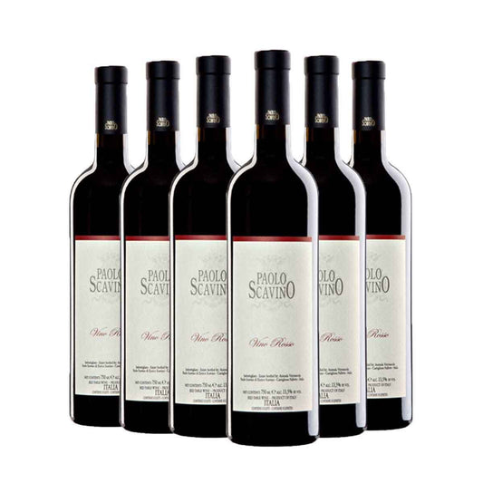 Vino Rosso Da Tavola 2022 - Paolo Scavino Kit 6 Bottiglie