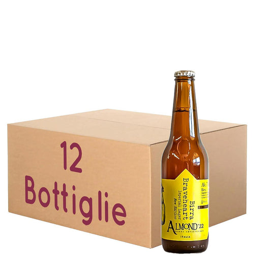 Braveheart Almond 22 - Imperial Lager - BOTT. 33 Cl KIT 12