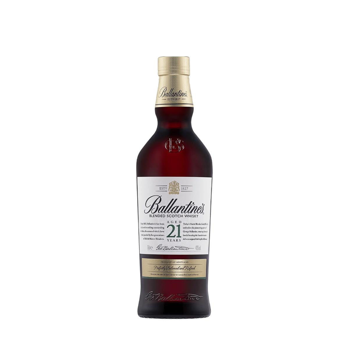 Ballantine's 21 Years Old VERY OLD Blended Scotch Whisky