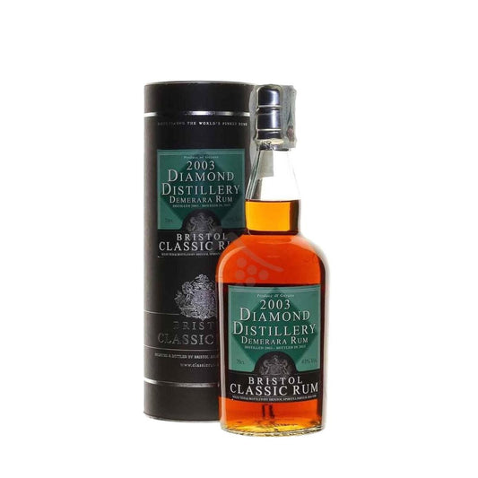 Demerara Classic Rum 2003 Diamond Distillery Guyana Bristol Spirits 70 Cl Astucciato Tubo