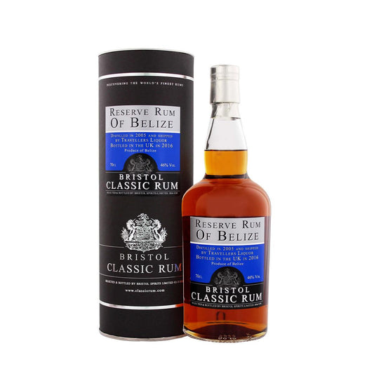 Rum Classic Reserve of Belize 2005 in Astuccio a tubo Bristol Spirits
