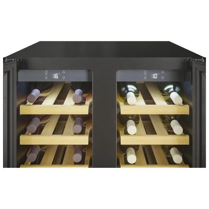 Candy CCVB 60D/1 Cantinetta Vino 38 Bottiglie Classe energetica G Ripiani in legno Illuminazione a Led Controllo digitale 81 cm Nero