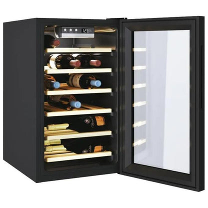 Candy CWCEL 210 DiVino Cantinetta Vino 21 Bottiglie Classe energetica G 7 ripiani cromati 70 cm Nero