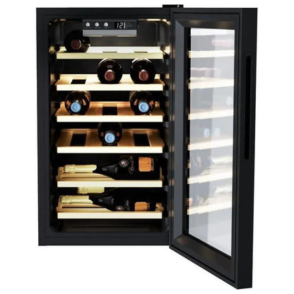 Candy CWCEL 210 DiVino Cantinetta Vino 21 Bottiglie Classe energetica G 7 ripiani cromati 70 cm Nero
