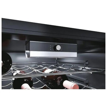 Cantinetta vino Candy CWC 021 M/NF libera installazione 21 bottiglie Nero