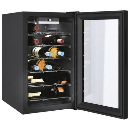 Cantinetta vino Candy CWC 021 M/NF libera installazione 21 bottiglie Nero